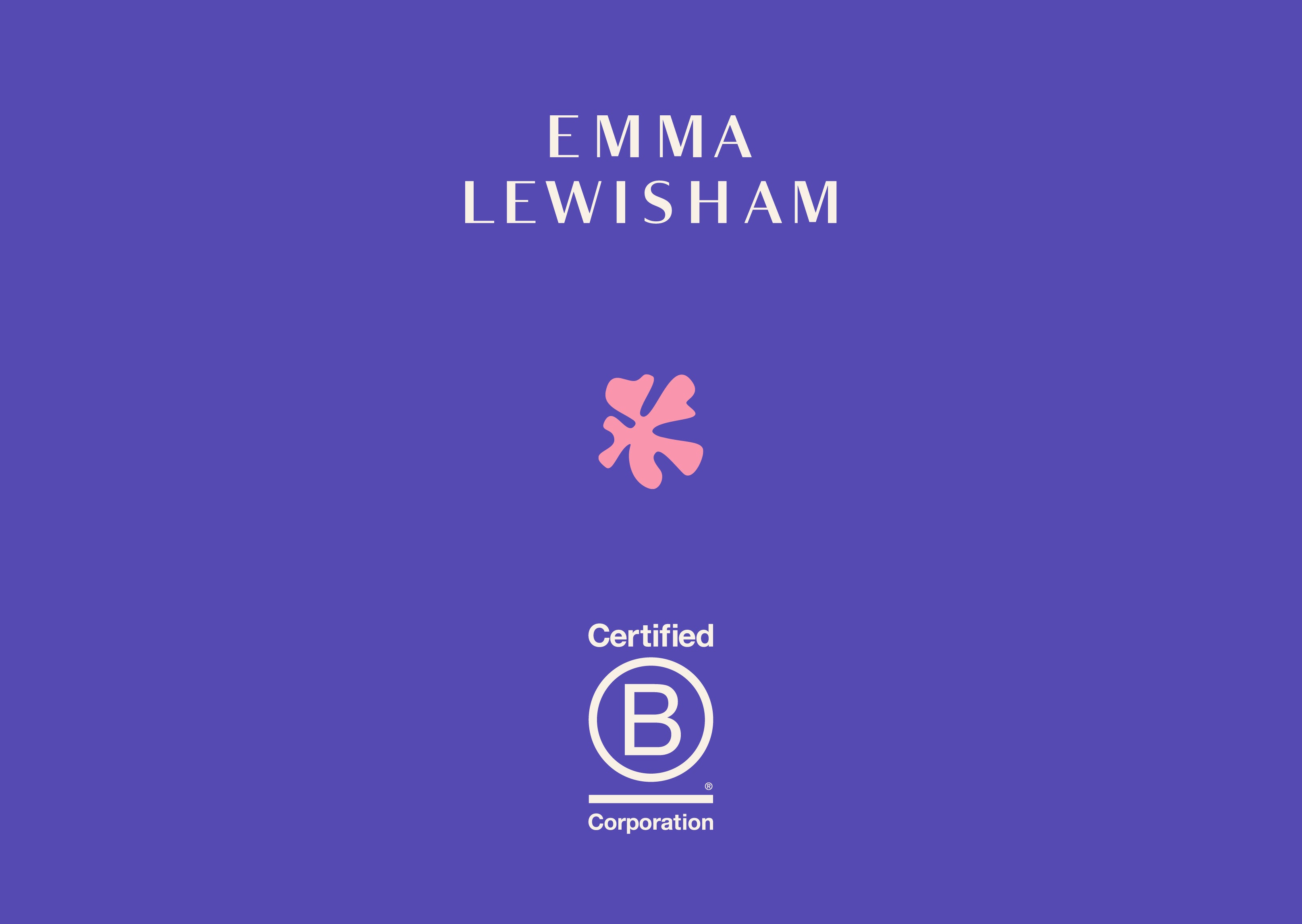Emma Lewisham is B Corp Certified